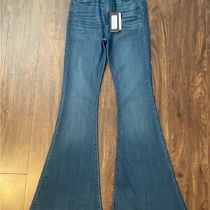 Just Black Indigo Classic Bell Bottom Jeans NWT